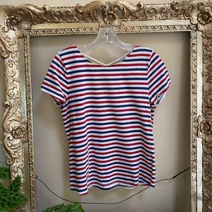 Sezane Gary tshirt in multicolored stripe size M